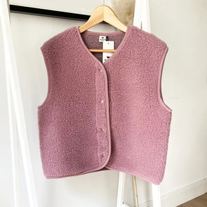 Alwero Erwachsene Bio Wollweste "TYB" | Venetian Pink