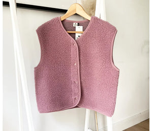 Alwero Erwachsene Bio Wollweste "TYB" | Venetian Pink