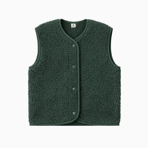 Alwero Erwachsene Bio Wollweste "TYB" | Dark Green