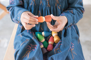 Grapat Holzfiguren "Zwerge" Rainbow