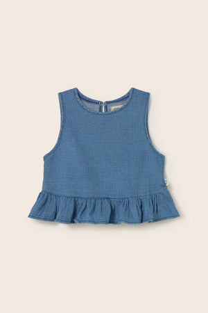 Cozmo Top Blue – nachhaltige Kinderbekleidung | lilya.ch