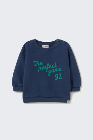 Cozmo Pullover Navy – Kinderbekleidung aus 100% Baumwolle | lilya.ch