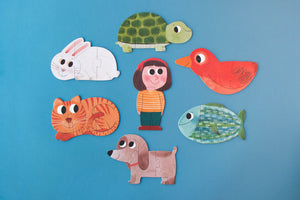 Londji Reversible Puzzle "I Love My Pets“