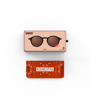 Izipizi Kinder Sonnenbrille 'Crossroads' #D 3-5 Jahre Black Road