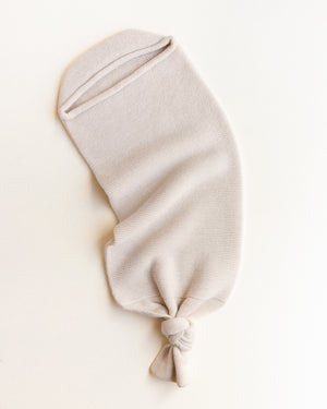 Hvid Strick Cocoon Merinowolle Cream