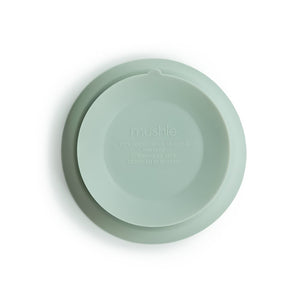 Mushie Bol en silicone à ventouse | Cambridge Blue