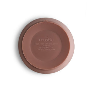 Mushie Bol en silicone avec ventouse | Mauve nuageux