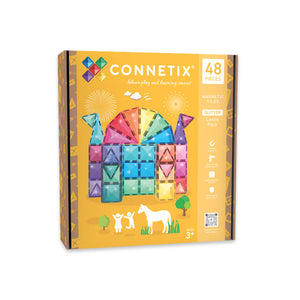 Connetix Magnetbausteine "Glitter Castle Pack" | 48-teilig