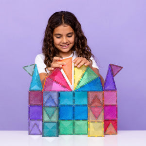 Connetix Magnetbausteine "Glitter Castle Pack" | 48-teilig – Detailansicht 2