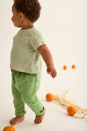 Cozmo Hosen Green – nachhaltige Kinderbekleidung | lilya.ch