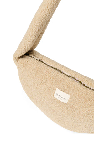 Studio Noos Mini Crossbody Bag "Teddy" Ecru
