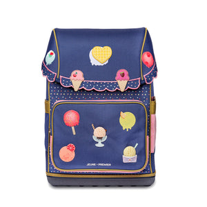 Jeune Premier Schulrucksack Ergomaxx Disco Dip – ergonomischer Kinder Schulranzen bunt