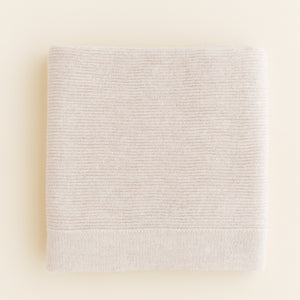 Hvid Babydecke Gust Cream aus Merinowolle