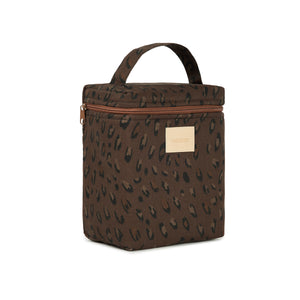 Nobodinoz Kühltasche „Hyde Park“ – Design Leonie Brown, kompakte Isoliertasche aus Bio-Baumwolle mit Reißverschluss & Tragegriff