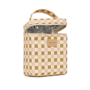 Nobodinoz Kühltasche "Hyde Park" | Yellow Pink Mosaic