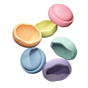 Stapelstein "Rainbow Pastel" 6er Set