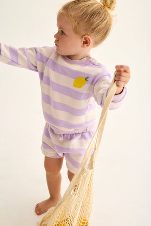 Cozmo Pullover Lavender – nachhaltige Kinderbekleidung | lilya.ch
