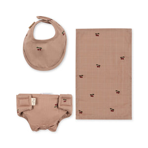 Set de soin pour poupée Konges Sløjd "Doll Nursery Set Cherry Blush"