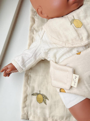 Kit de soin pour poupée Konges Sløjd "Doll Nursery Set Lemon"