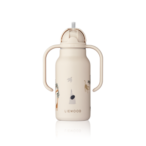Liewood Thermo Trinkflasche mit Griff Kimmie All Together Sandy 250ml – Materialdetail
