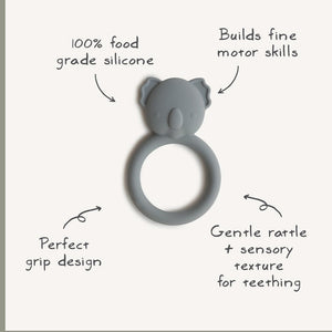 Mushie Teether "Bunny" | Sage
