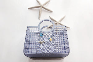 Liewood Korbtasche Samantha Basket With Charms Dusty Lavender – Detailansicht