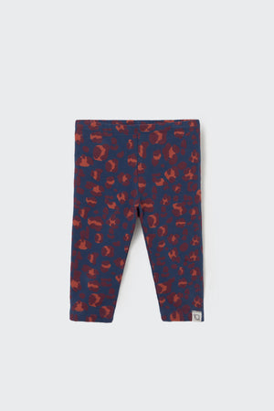 Cozmo Leggins Navy – Kinderbekleidung aus 94% Bio-Baumwolle, 6% Elasthan | lilya.ch
