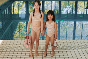Liewood Bikini Bello Coral Blush / Creme de la Creme – Detailansicht