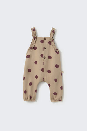 Cozmo Latzhose Stone – Kinderbekleidung aus 100% Bio-Baumwolle | lilya.ch
