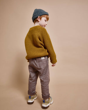 Búho "Comfy" Baumwoll-Hose | Kaki