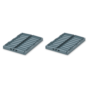 Liewood Aufbewahrungsboxen S 2er Set Weston Whale Blue – Detailansicht