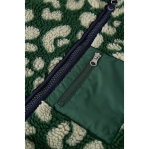 Liewood Fleecejacke Adult "Nelson" | Mega leo / Garden green