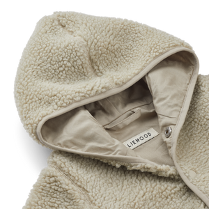 Liewood Jacke Inge Pile Mist – Rückansicht