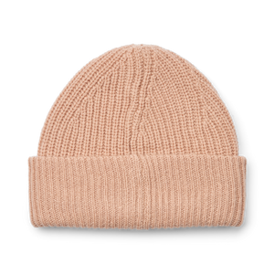 Liewood Strickmütze Wolle-Bio-Baumwolle Emilio Tuscany Rose / Pale Tuscany – Detailansicht