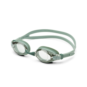 Liewood Schwimmbrille Titas Peppermint / Garden Green – Hübsch verpackt in praktischer Aufbewahrungstasche.