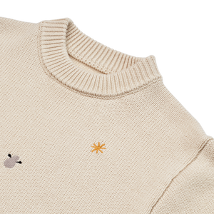 Liewood Strickpullover Orlane Holiday / Sandy – Rückansicht