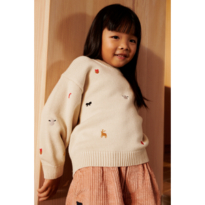 Liewood Strickpullover Orlane Holiday / Sandy – getragen