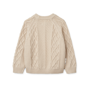 Liewood Strickpullover Callio Sandy / Melange – Detailansicht
