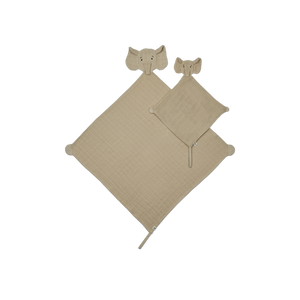 Liewood Kuscheltuch Set Alya Elephant Mist – Detailansicht