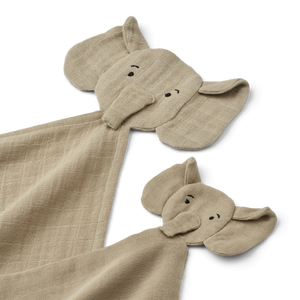 Liewood Kuscheltuch Set Alya Elephant Mist – Rückansicht