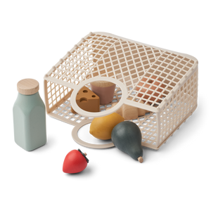Liewood Einkaufskorb Florin Sandy Multi Mix – Detailansicht