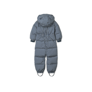 Liewood Baby Daunen-Schneeanzug Sylvie Classic Navy / Dark Sandy – Detailansicht