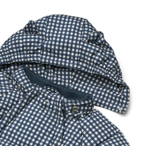 Liewood Baby Daunen-Schneeanzug Sylvie Classic Navy / Dark Sandy – Rückansicht