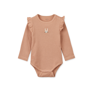 Liewood Langarmbody 'Yanni' 2er Set Bunny Sandy / Pale Tuscany – Rückansicht