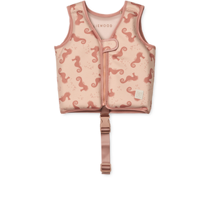 Liewood Schwimmweste Dove Seahorse / Apple Blossom – Die Dove Schwimmweste besteht aus leichtem und flexiblem Neopren mit einer glatten Haptik und Form, die sich nicht sperrig anfühlt und ultimative Mobilität bietet.