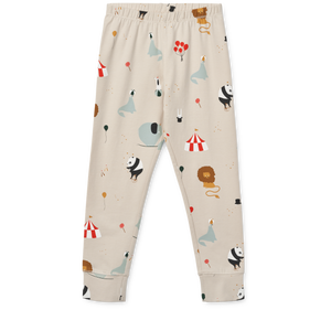 Liewood Pyjama-Set Wilhelm Circus / Sandy – Rückansicht