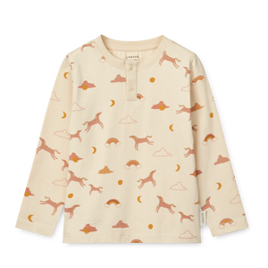Liewood Pyjama-Set Wilhelm Dream / Ecru – Detailansicht