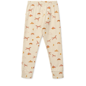 Liewood Pyjama-Set Wilhelm Dream / Ecru – Rückansicht