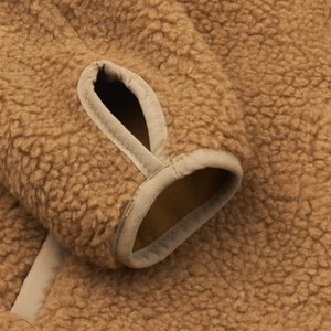 Liewood Jacke Nolan Pile Golden Caramel Oat Mix – Rückansicht
