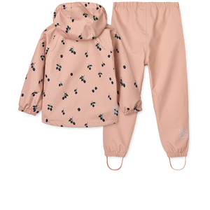 Liewood Regenset Pedia Berry Pale Tuscany – Detailansicht